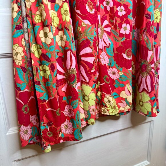 Natural Life Floral Maxi Skirt - Size Medium - Picture 4 of 6